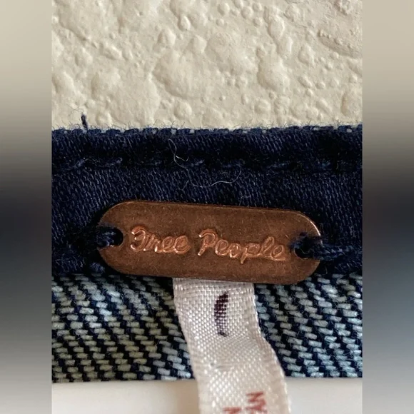 Free People Blue Denim Vest Top & Skirt Set - Picture 4 of 13